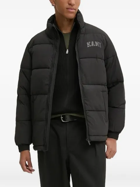 karl kani long-sleeve puffer jacket Black 60760015