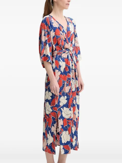 Marc O'Polo floral-print belted dress Neutrals 503085521059