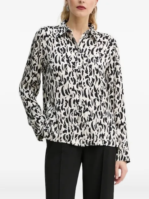 Marc O'Polo abstract-print shirt White 410109942273