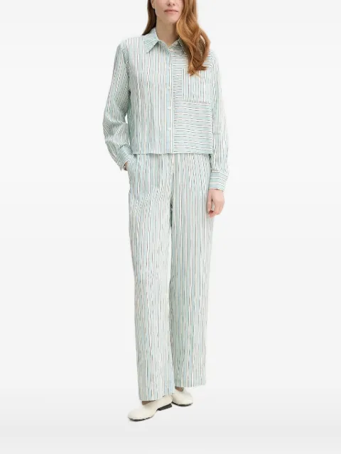 Marc O'Polo striped panelled shirt Blue 5000005943