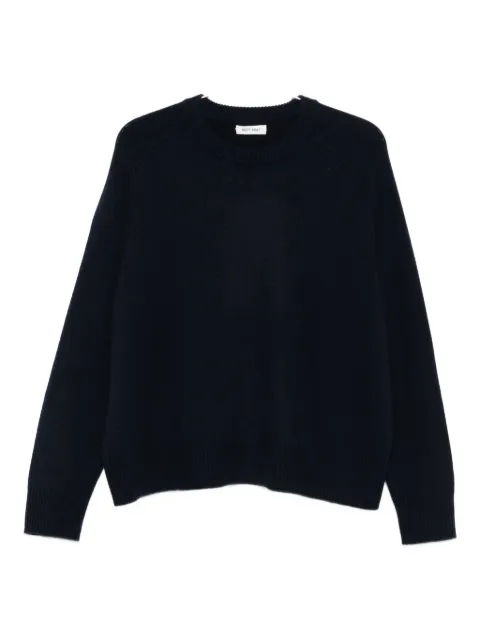 Soft Goat Boyfriend knit crew neck Blue FW25SF2005510039