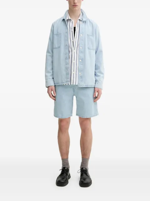 Marc O'Polo embroidered-logo denim shirt Blue 5000005865
