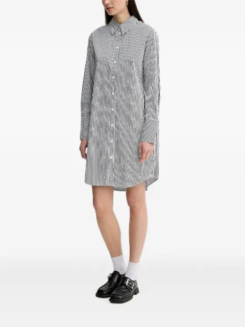 Marc O'Polo striped mini shirt dress Blue 502081321047