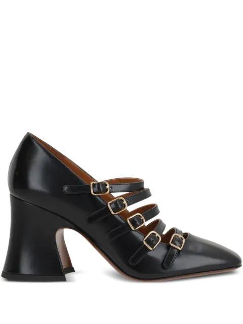 Chloé 80mm Janis pumps Black CHC25A11COL