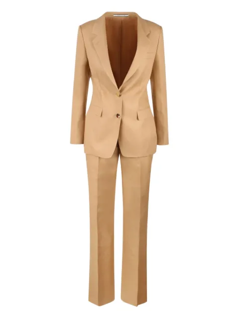 Tagliatore linen suit Brown TPARIGI12BAD340021