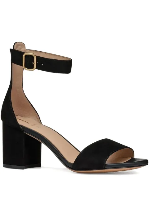 Geox ankle-strap block-heel sandals Black D55YZA00021
