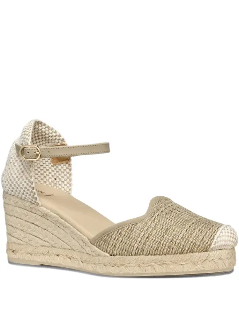 Geox 65mm woven ankle-strap espadrilles Neutrals D55NGE01106