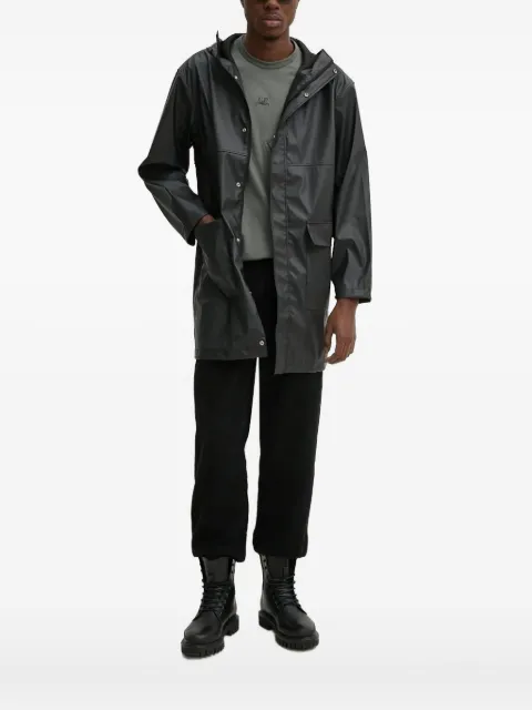 Herschel Supply Co. hooded flap-pocket raincoat Black 5034500001