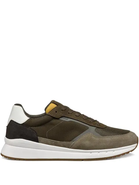 Geox Branthon panelled sneakers Brown U55LCA02211