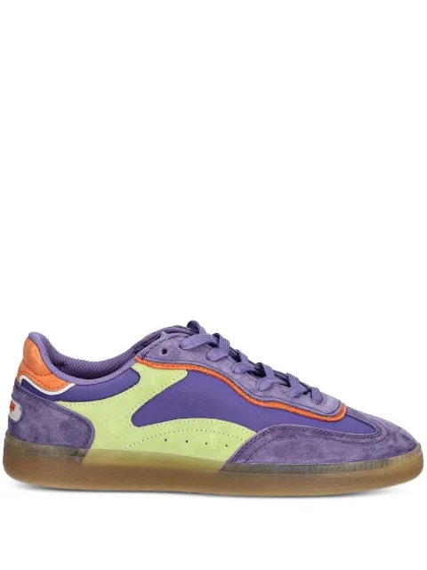 Hoff lace-up panelled suede sneakers Purple 12519013