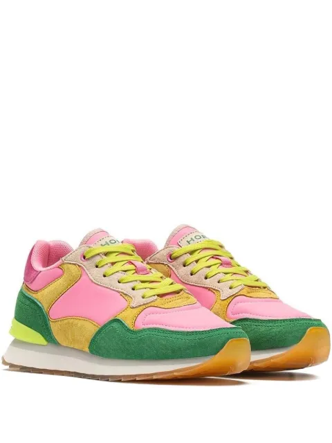 Hoff Santa Marta panelled suede sneakers Pink 12402013