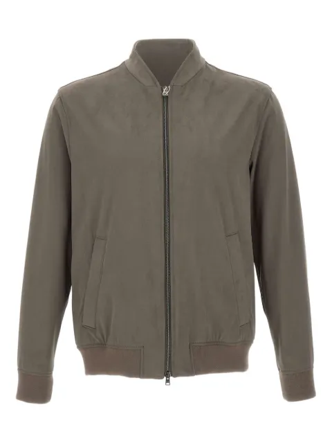 Herno zip-fastening bomber jacket Grey GI00073UR12737