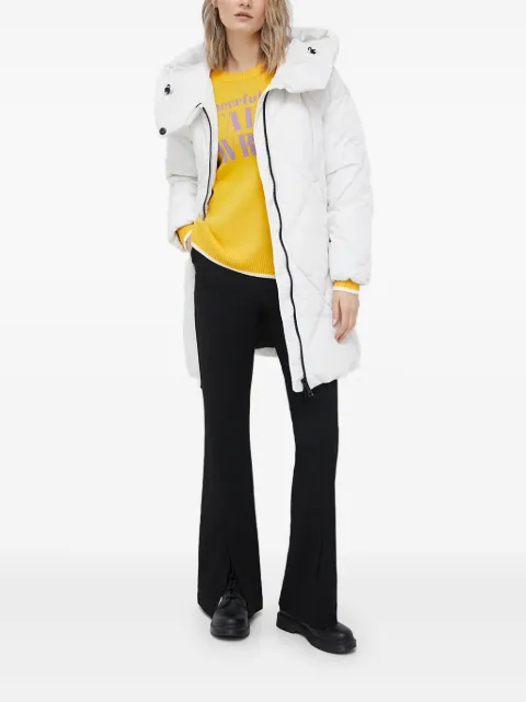 Geox quilted hooded jacket White W2628MT2941