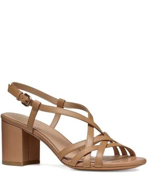 Geox 65mm block-heel sandals Brown D55YZB000TU