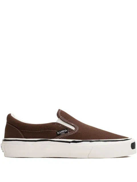KAMIYA Cornell slip-on sneakers Brown G14FW701