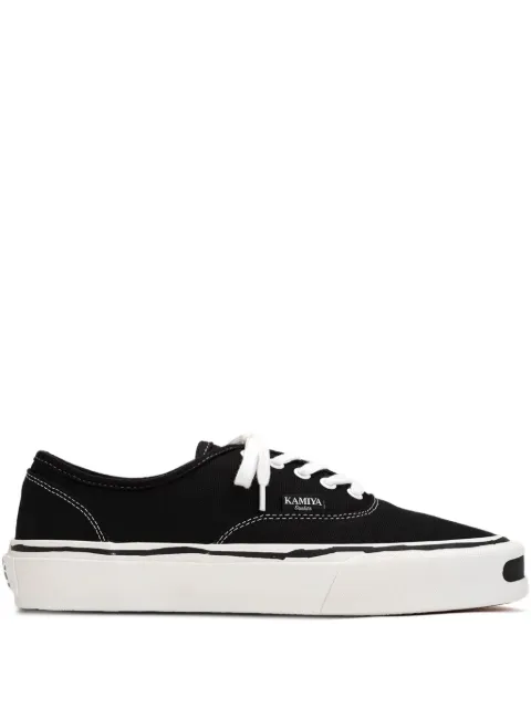 KAMIYA Herc canvas lace-up sneakers Black G11FW701