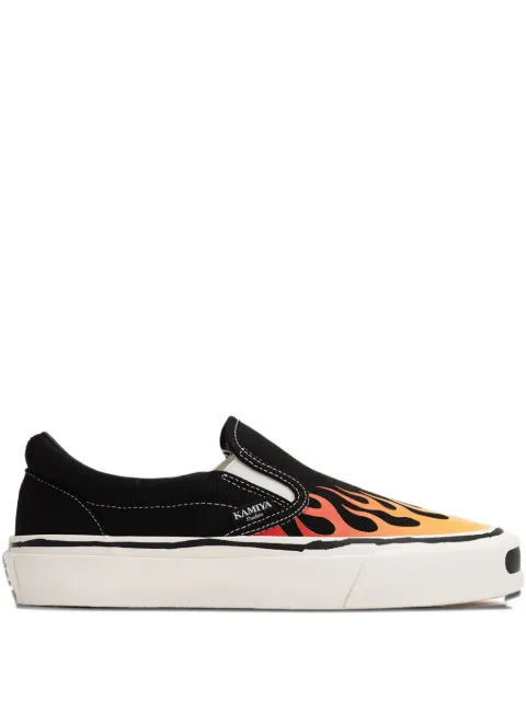 KAMIYA Cornell slip-on sneakers Black G14FW704
