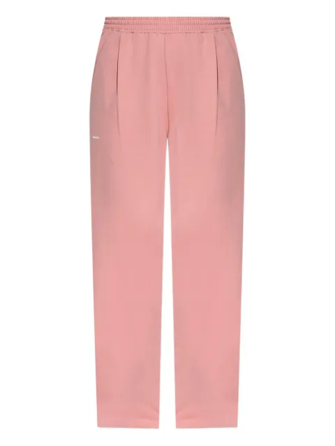 Pangaia pleat-detail track pants Pink 10002356