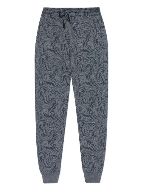 ETRO paisley-print drawstring track pants Blue MRMC000399JJ508