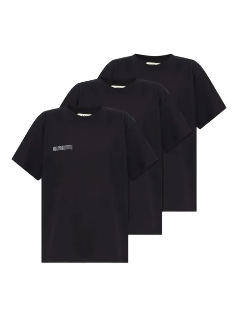 Pangaia organic cotton T-shirts (pack of three) Black 10002567