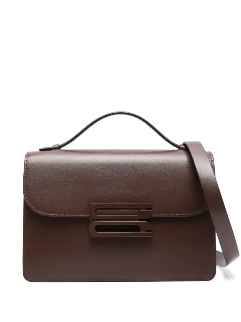 Victoria Beckham Dorian leather shoulder bag Brown B325AAC006640A