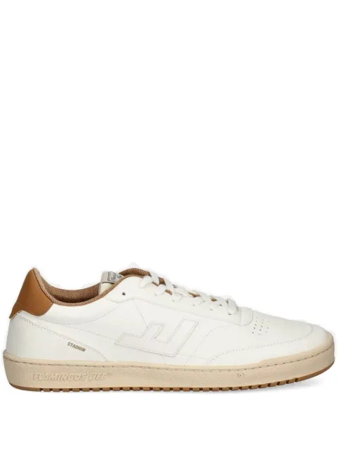 Flamingos Stadion leather-panelled sneakers White STTAN