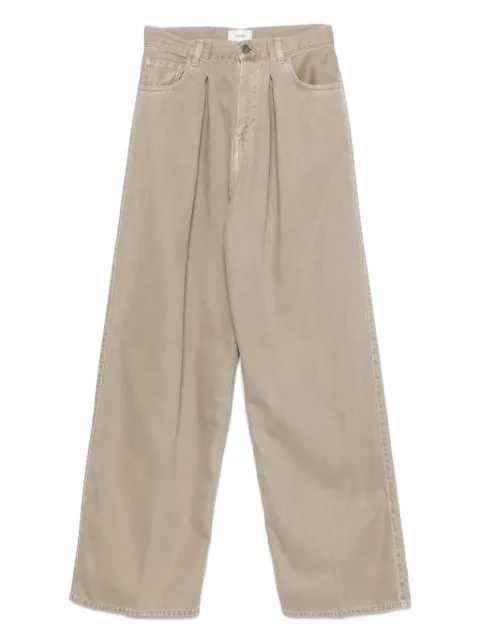 Haikure pleated jeans Neutrals HEW03340GF139PT