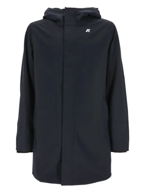 K-Way hooded jacket Blue K7126UWA2B