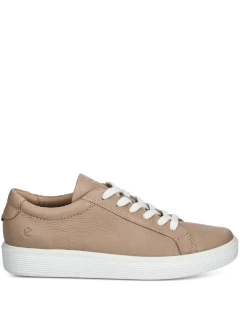 ECCO Soft 60 leather lace-up sneakers Neutrals 21920301084
