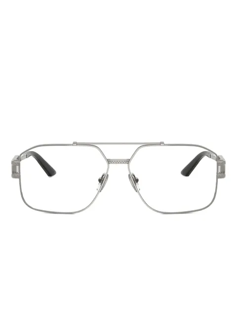 Versace Eyewear metal-frame pilot-frame glasses Silver VE13021001