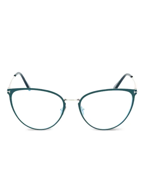 TOM FORD Eyewear cat-eye glasses Blue FT5840B087