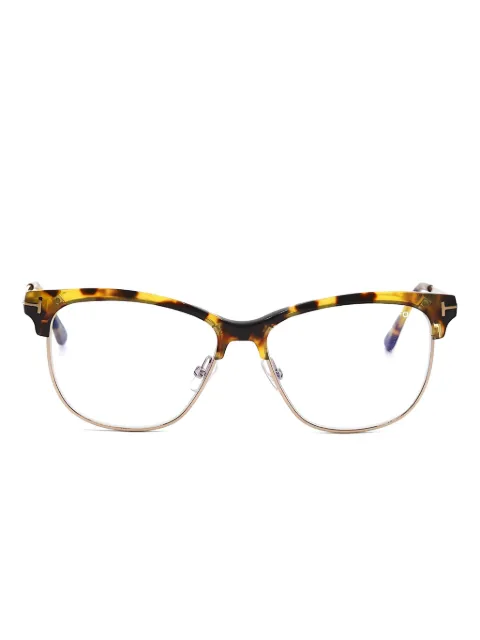 TOM FORD Eyewear square-frame glasses Brown TF5546