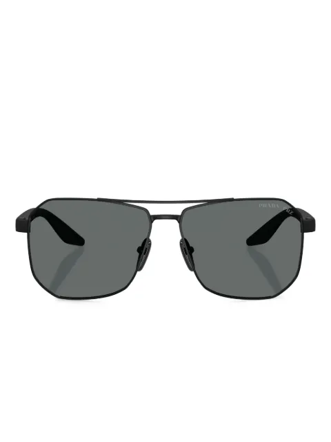 Prada Linea Rossa geometric-frame sunglasses Black SPSA53DG05Z1