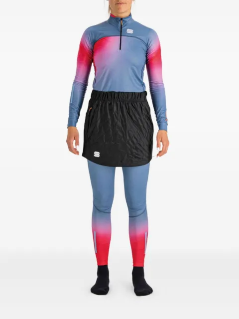 SPORTFUL quilted-pattern skirt Black 420523