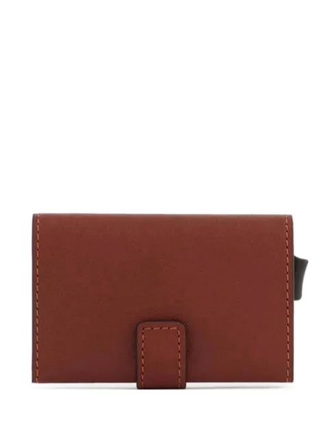PIQUADRO leather tab cardholder Brown PP5649B3R
