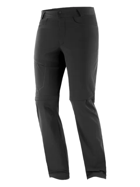 Salomon zip-off straight-leg trousers Black LC2019700