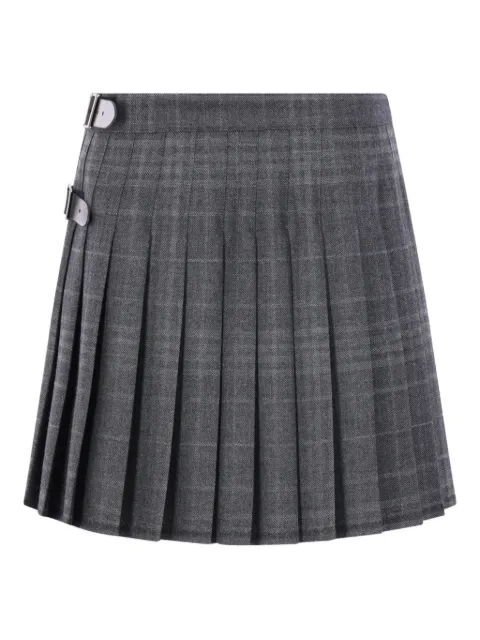 Balenciaga tartan-patterned skirt Grey 850673TQT01