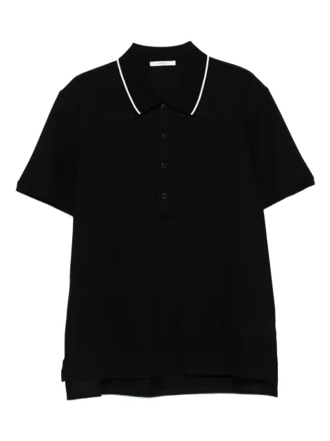 Givenchy tipped-collar polo shirt Black BML00P3YRD