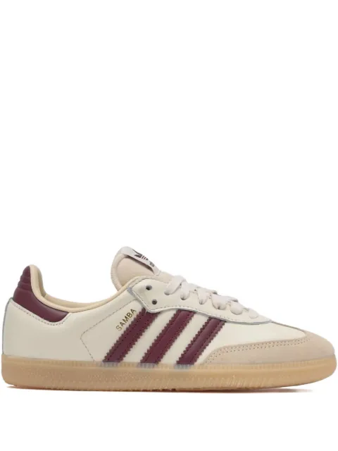 adidas Samba OG "Wonder White/Shadow Red/Gum" sneakers Neutrals JS3830