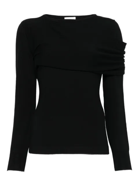 P.A.R.O.S.H. draped sweater Black LIME25D540915