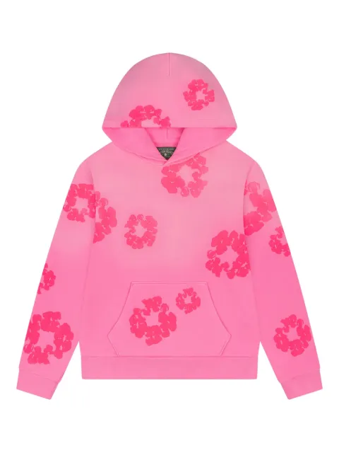 Denim Tears Mono Cotton Wreath hoodie Pink DT107