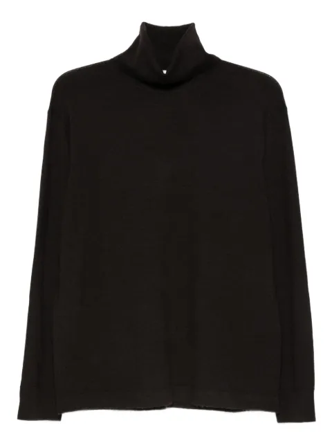 P.A.R.O.S.H. turtleneck long-sleeve sweater Brown D512942LIME25