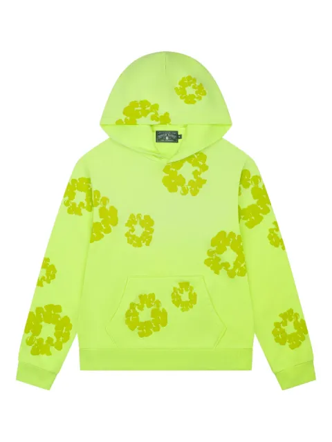 Denim Tears Mono Cotton Wreath hoodie Green DT110