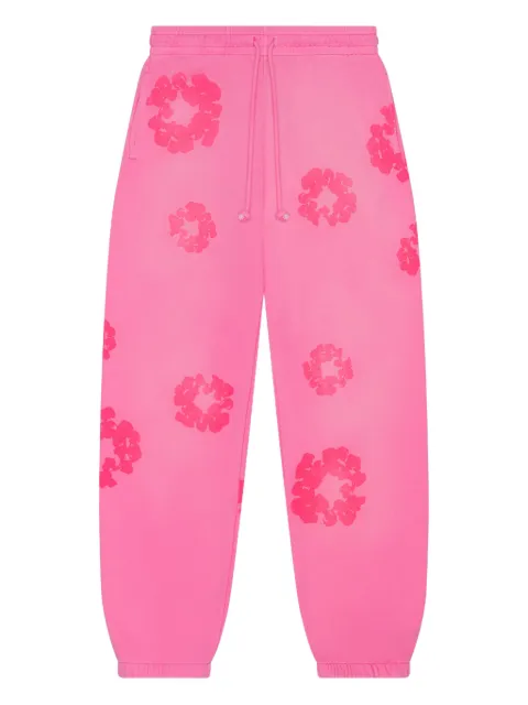 Denim Tears Mono Cotton Wreath track pants Pink DT108