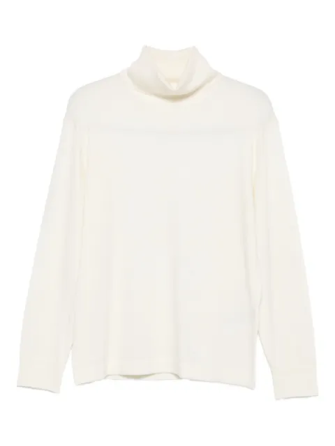 P.A.R.O.S.H. turtleneck long-sleeve sweater White LIME25D512942