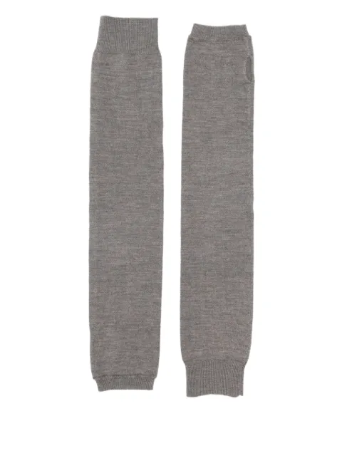 P.A.R.O.S.H. fingerless fine-knit gloves Grey LIME25D000539