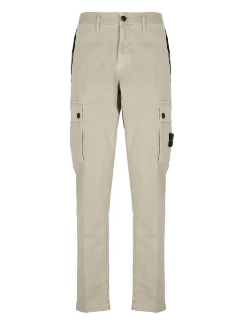 Stone Island twill tapered pants Neutrals K2S153100034S00L1