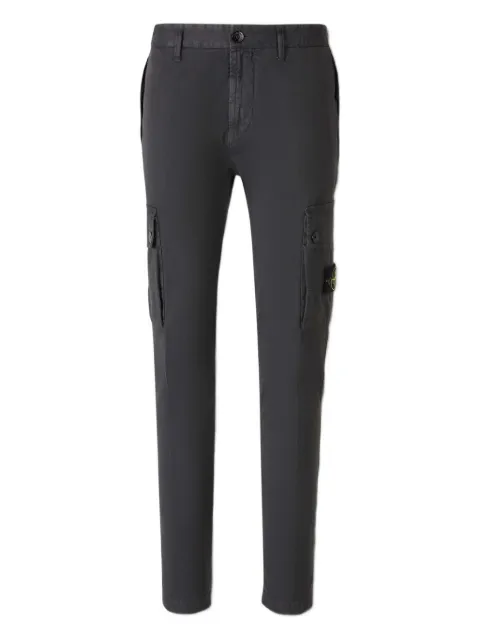Stone Island twill tapered pants Grey K2S153100034S00L1