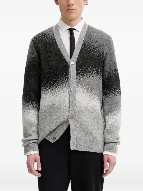 Desigual ombre speckled cardigan Black 25SMJF12