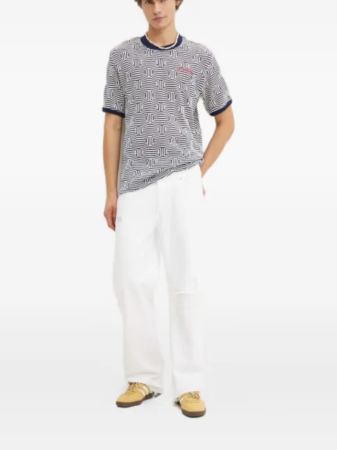 Desigual distressed logo jeans White 24WMDD12